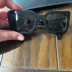 Celine Black Oversized Square Sunglasses